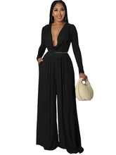 Trajes de pantalón de dos piezas con estampado floral