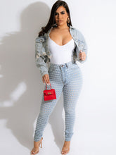 Jeansjacken mit langen Ärmeln und Revers