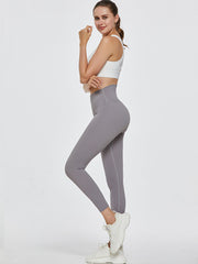 Pantalones de yoga ajustados de cintura alta para entrenamiento