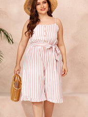 Sling Striped Jumpsuit