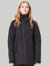 Chaquetas de esquí negras térmicas, cálidas, impermeables y cortavientos