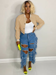 Chaquetas de béisbol universitarias retro informales