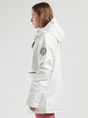 Winter New Unisex White Ski Suit Single And Double Board Waterproof Wear-Resistant Warm Ski Suit