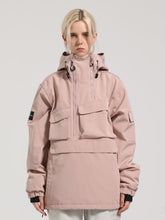 Chaqueta de esquí tipo jersey de color liso