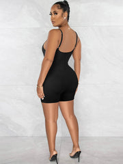 Spaghetti Straps Sleeveless Bodycon Rompers