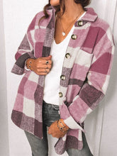 Chaquetas de pana de manga larga con botones