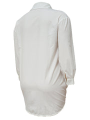 Vestidos cortos camiseros de talla grande con cordón