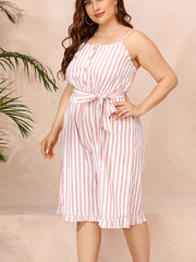 Sling Striped Jumpsuit