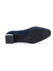 Strick-Stiefel mit quadratischer Zehenpartie