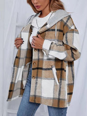 Camisas casuales de franela a cuadros de manga larga