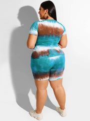 Two Piece Short Sleeve + Shorts Outfits