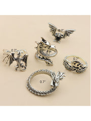 Blumenherz Schmetterling Perlenringe Sets