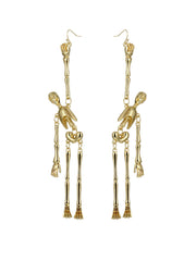 Halloween Europäische Retro Skelett Ohrringe