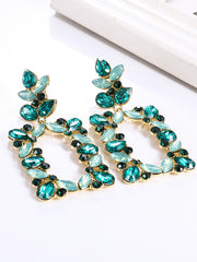 Pendientes geométricos minimalistas de colores