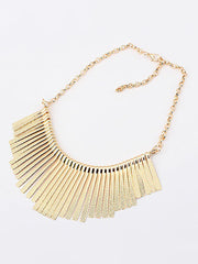 Collares de cadena con borlas del sector