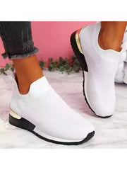 Slip-On Flat Knitted Flats