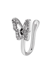 Joyería corporal con clip para la nariz recortado