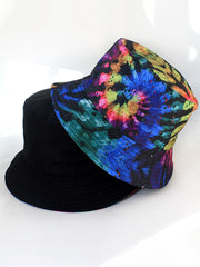 Tie Dyed Print Double Sided Bucket Hat