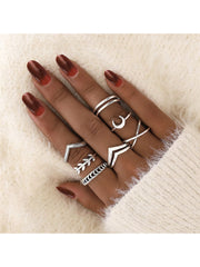 Juegos de anillos con diamantes de imitación brillantes