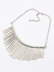 Collares de cadena con borlas del sector