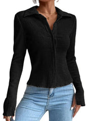 Langarmshirts Hemdbluse