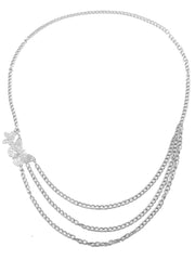 Cadena de cintura de metal multicapa