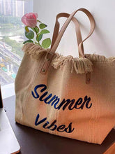 Letter Print Tassels Shoulder Bags