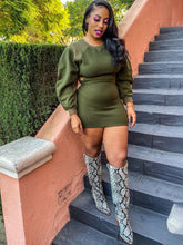 Langärmlige Minikleider mit Rundhalsausschnitt