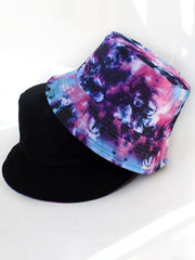 Tie Dyed Print Double Sided Bucket Hat