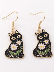 Pendientes colgantes de cachorro divertidos de Halloween