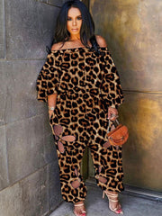 Lockere Jumpsuits mit Laternenärmeln in Übergröße