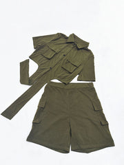 Two Piece Short Sleeve Tops & Shorts