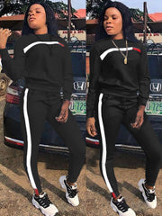 Two Piece SweatShirt&Bodycon Pants Sets SweatSuits