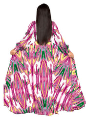 Vestidos maxi de manga larga con estampado floral