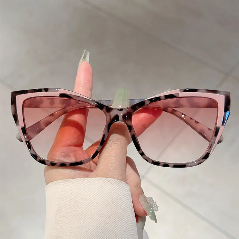 Square Frame Sunglasses with Tinted Lenses