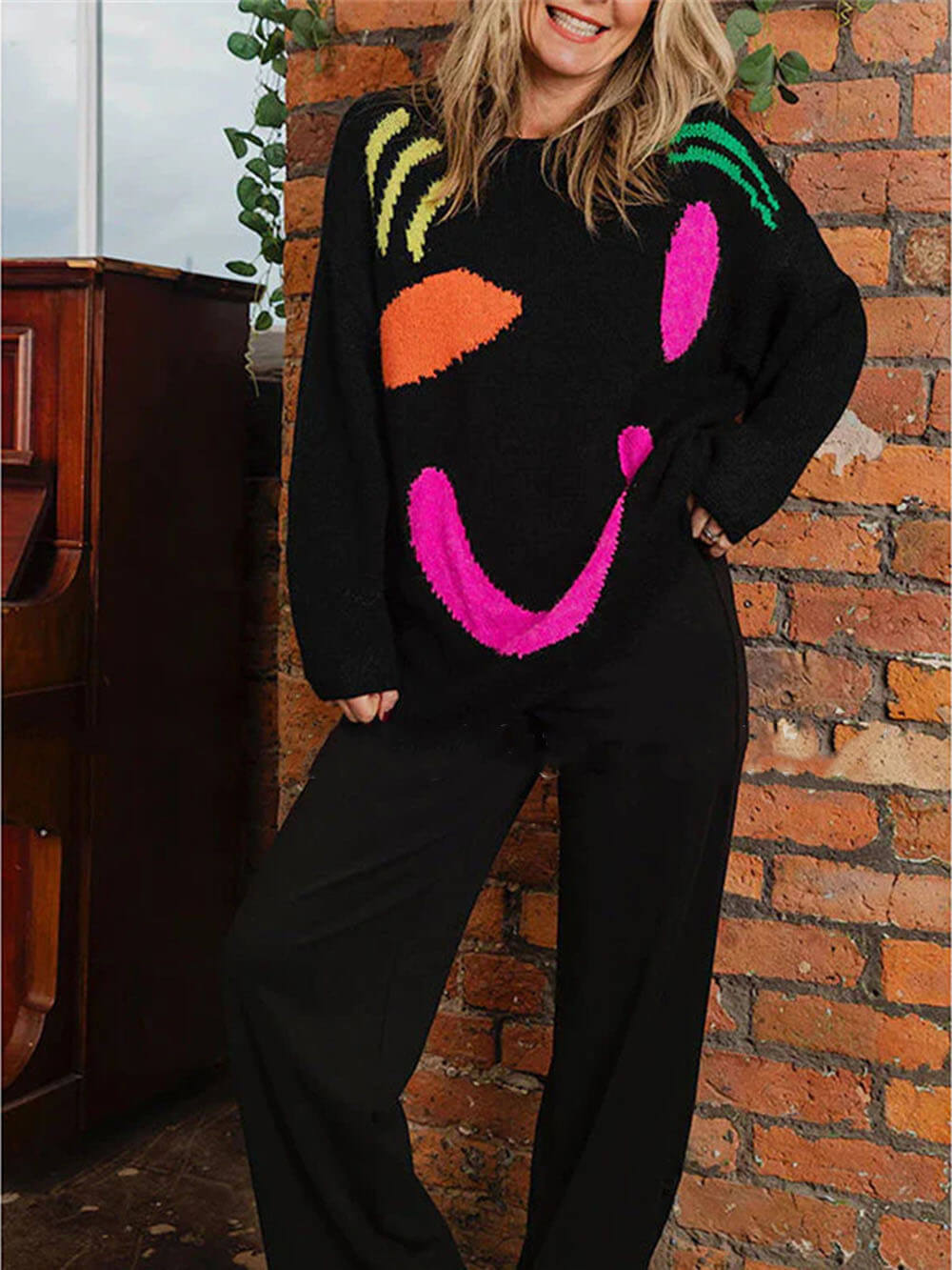Happy Sunday Wohlfühl-Strickpullover