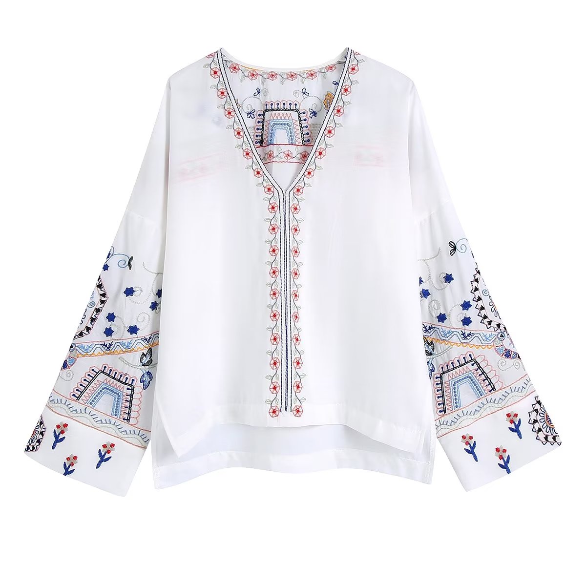 Isla Boho Embroidered Blouse