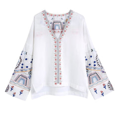 Isla Boho Embroidered Blouse