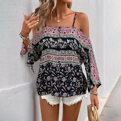 Selena Boho Off-Shoulder Top