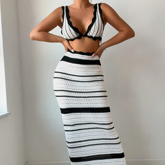 Bianca Crochet Knit Set