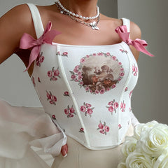 Colette Cherub Corset Top
