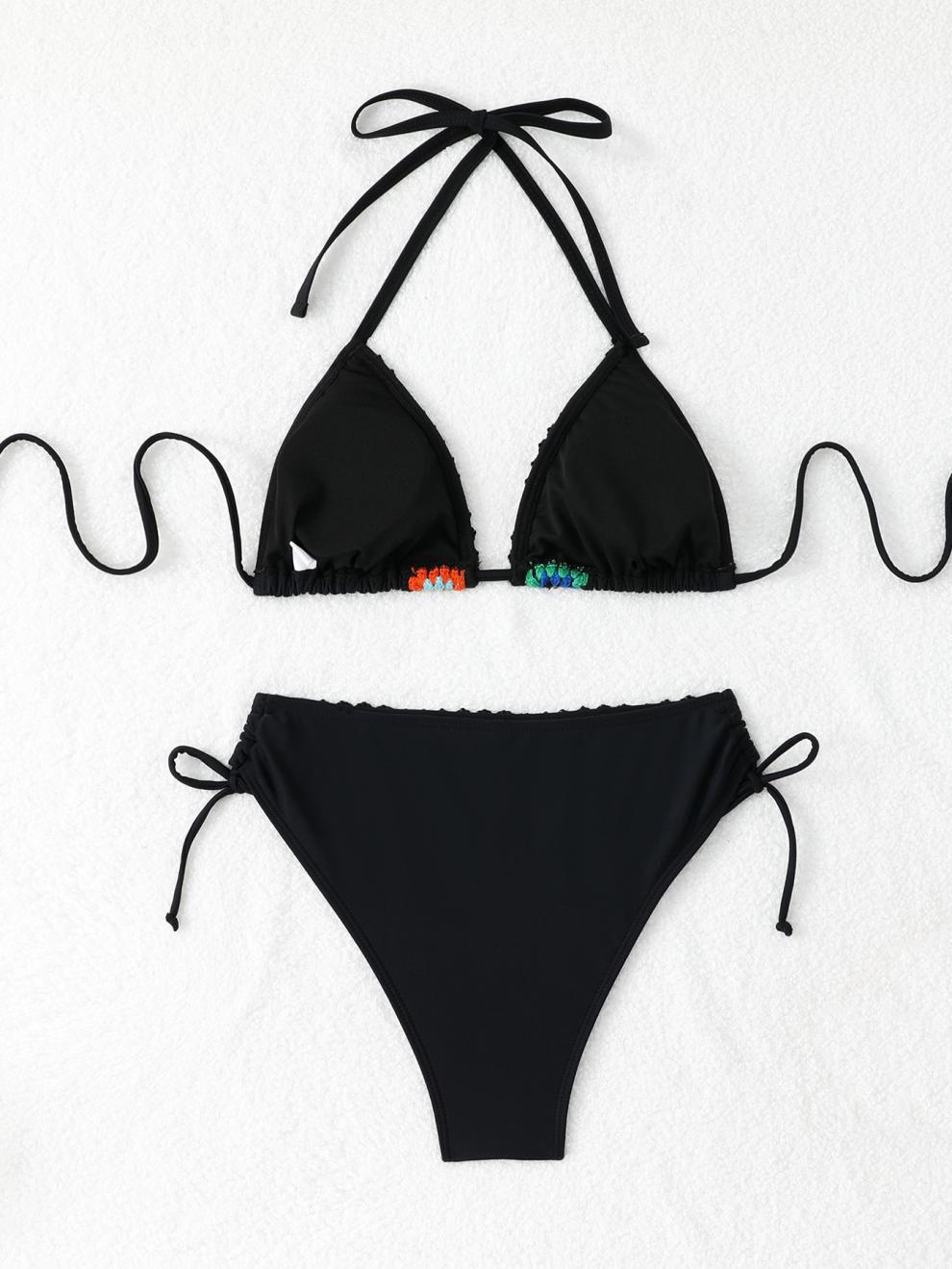 Marisol Crochet Trim Bikini Set
