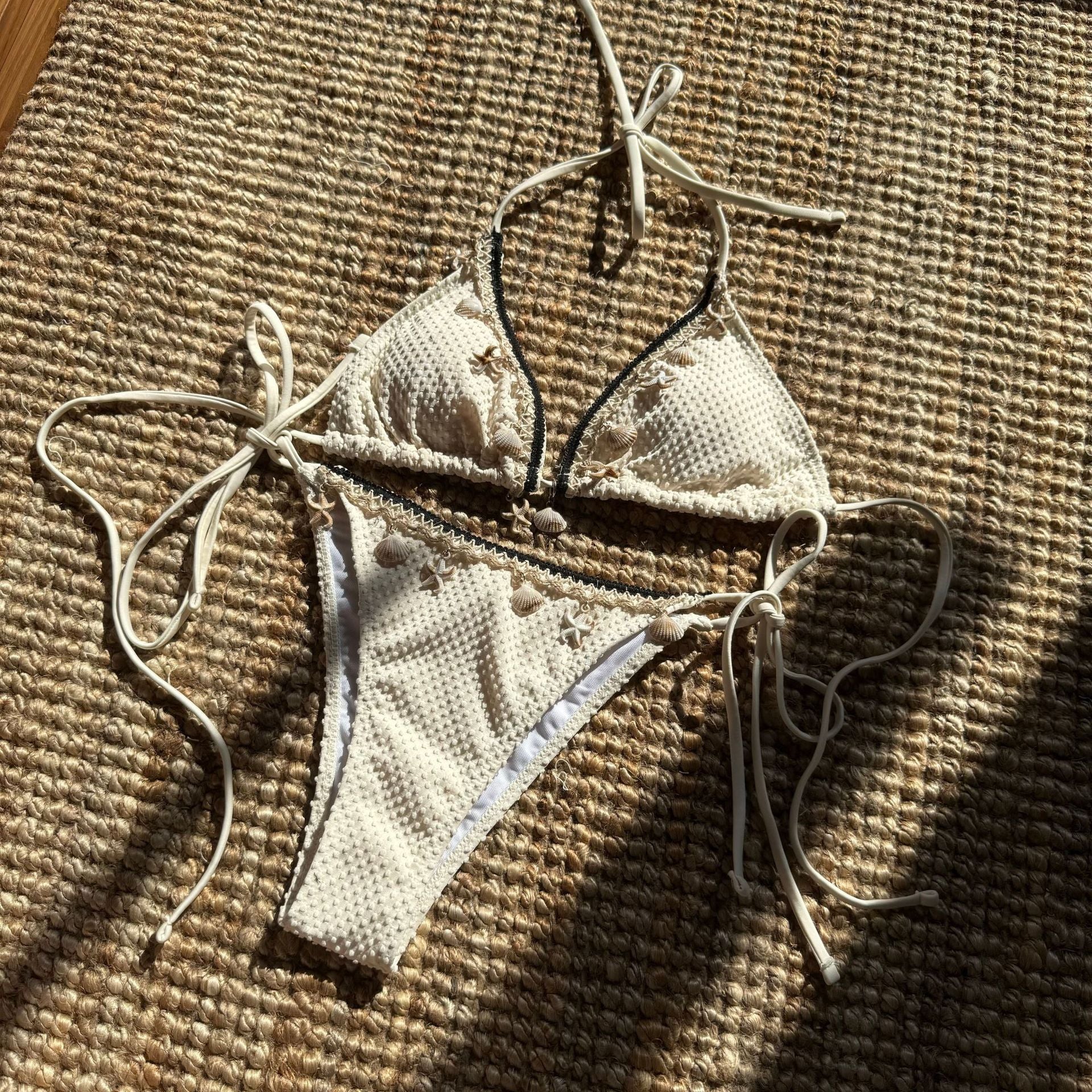 Capri Shell Tie Bikini Set