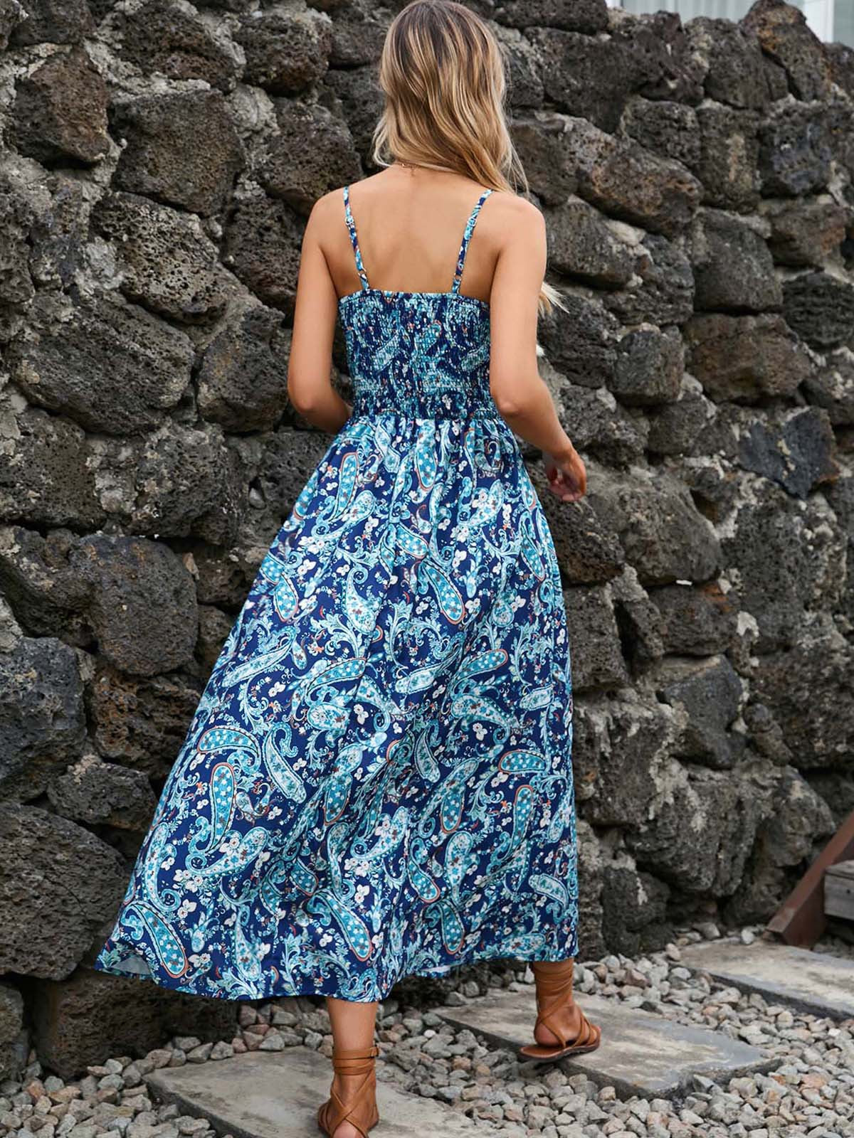 Elara Bloom Midi Dress