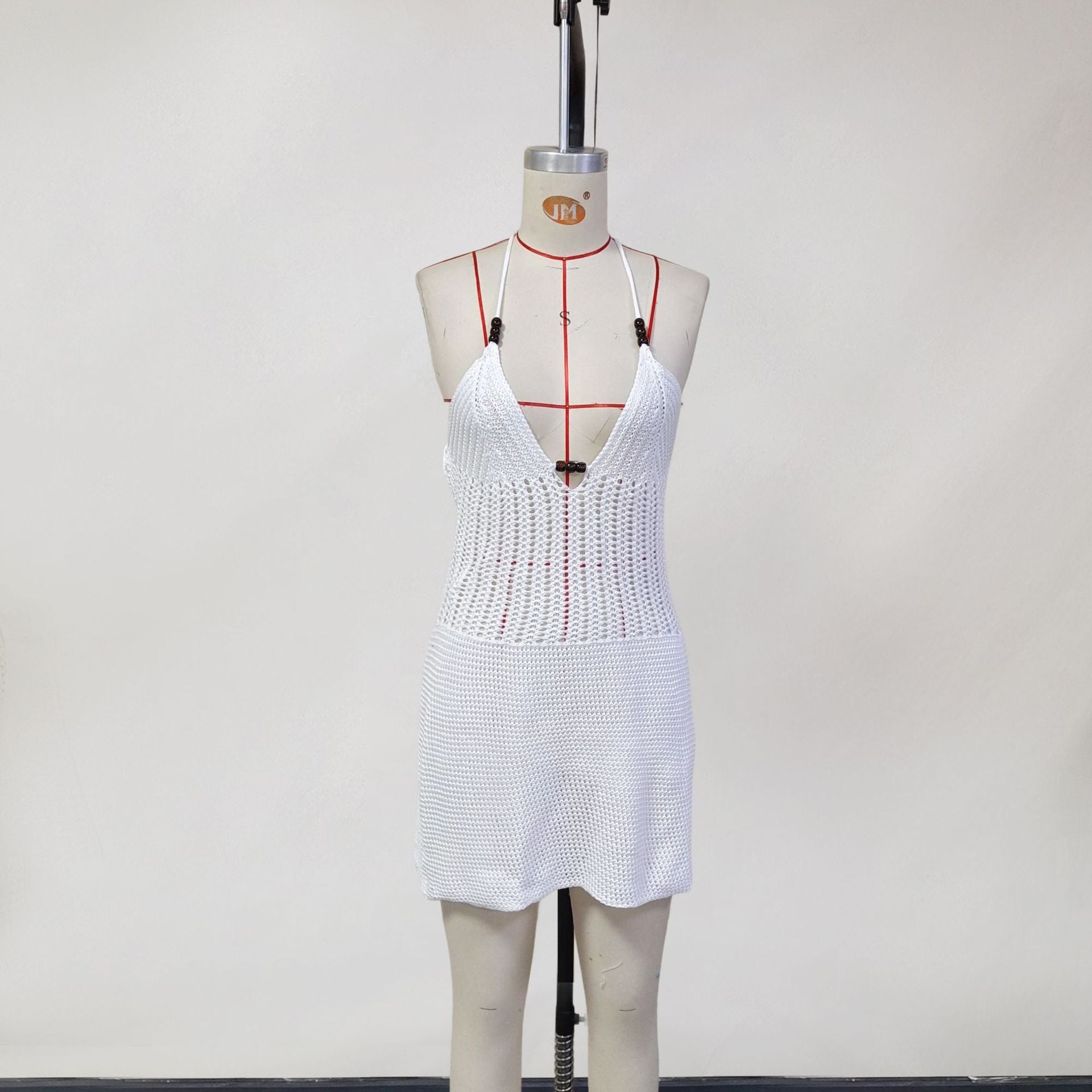 Azurea Crochet Mini Dress