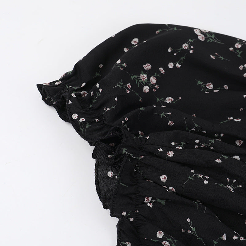 Amelia Floral Puff Sleeve Mini Dress