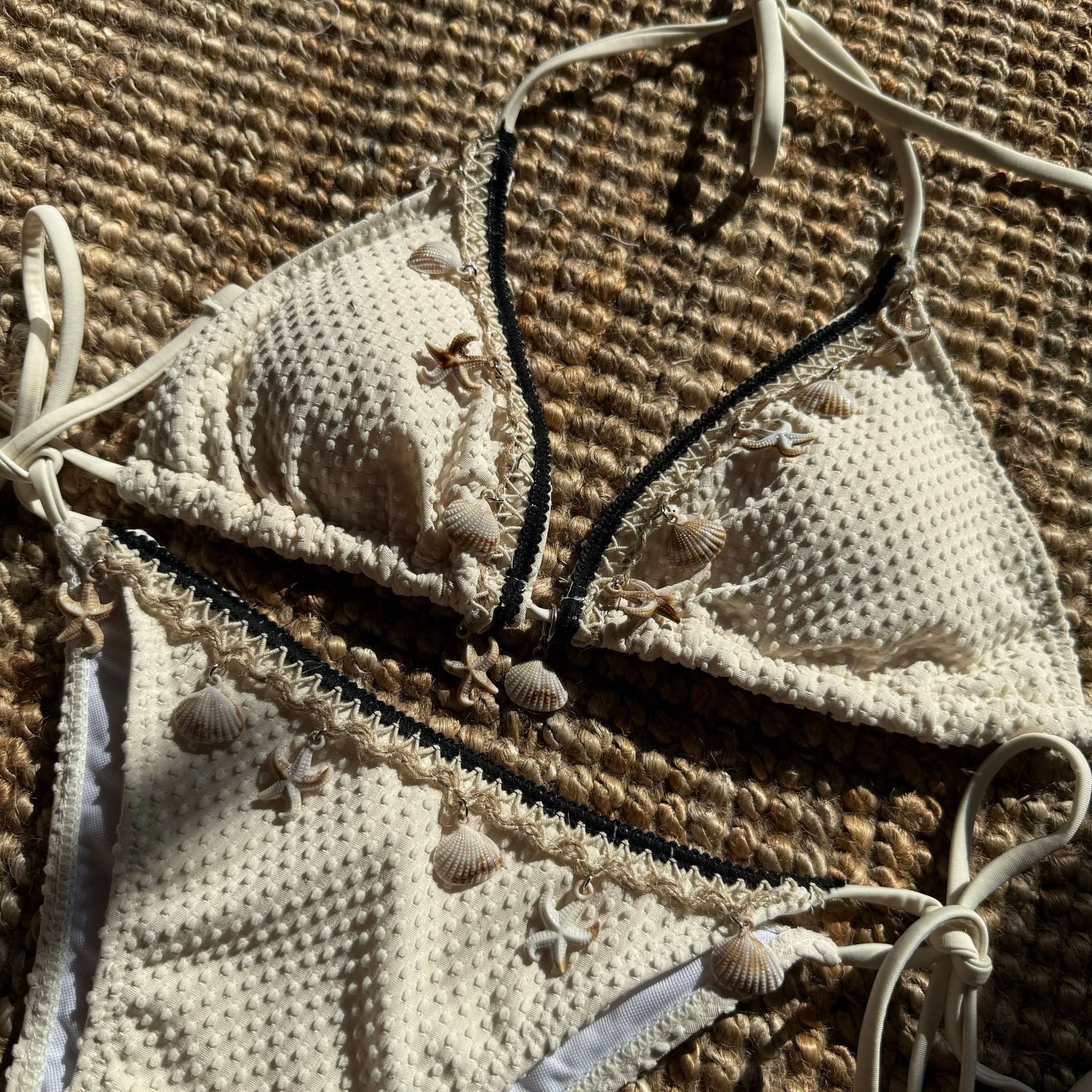 Capri Shell Tie Bikini Set