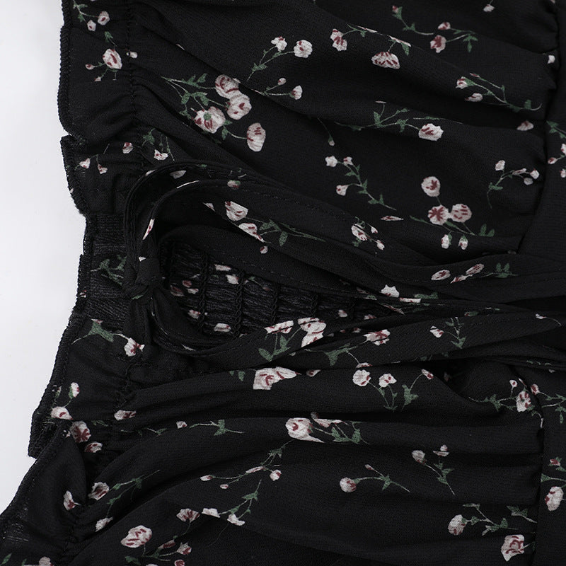 Amelia Floral Puff Sleeve Mini Dress