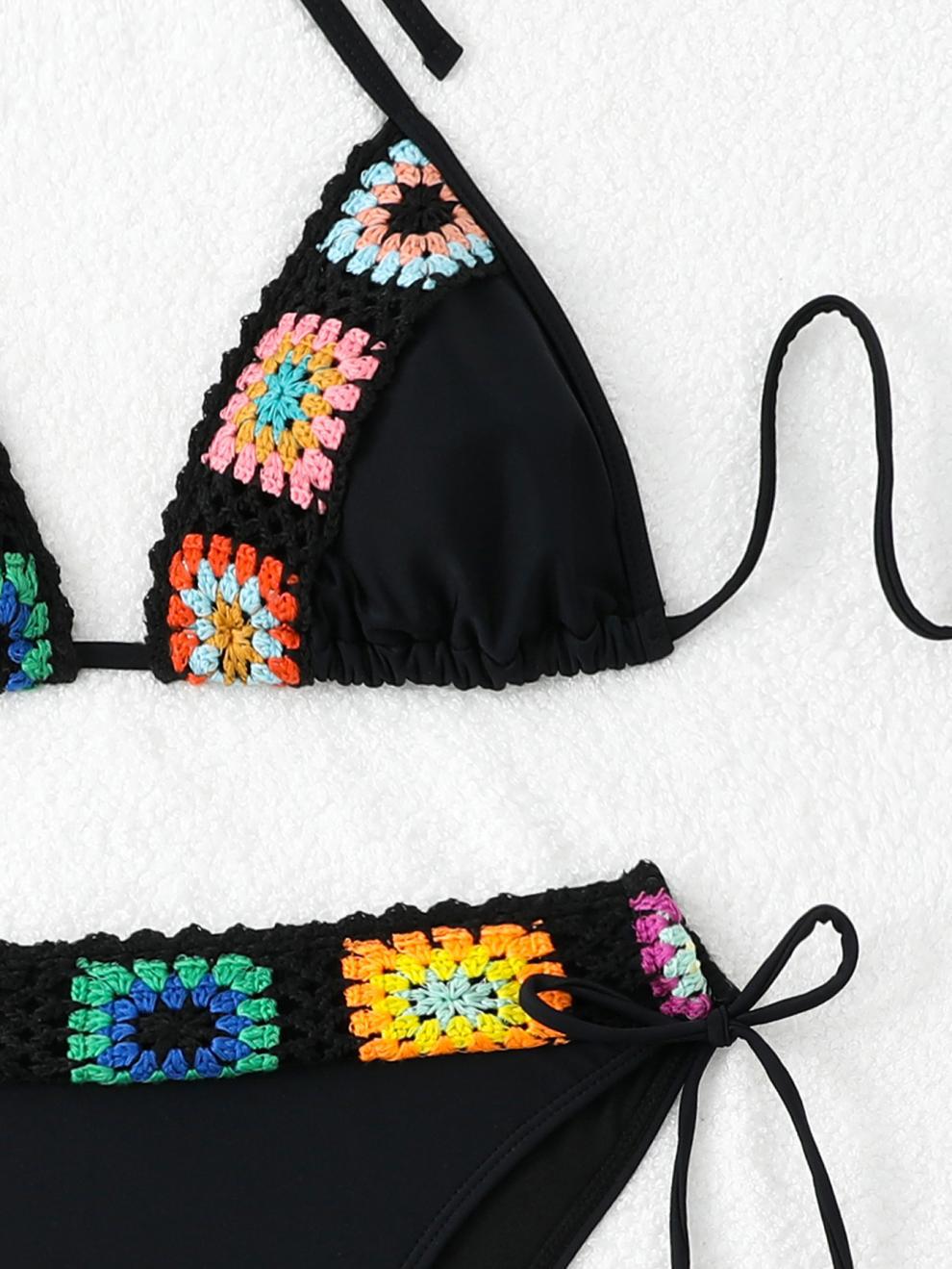 Marisol Crochet Trim Bikini Set