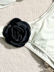 Rosa Noir Bloom Bikini